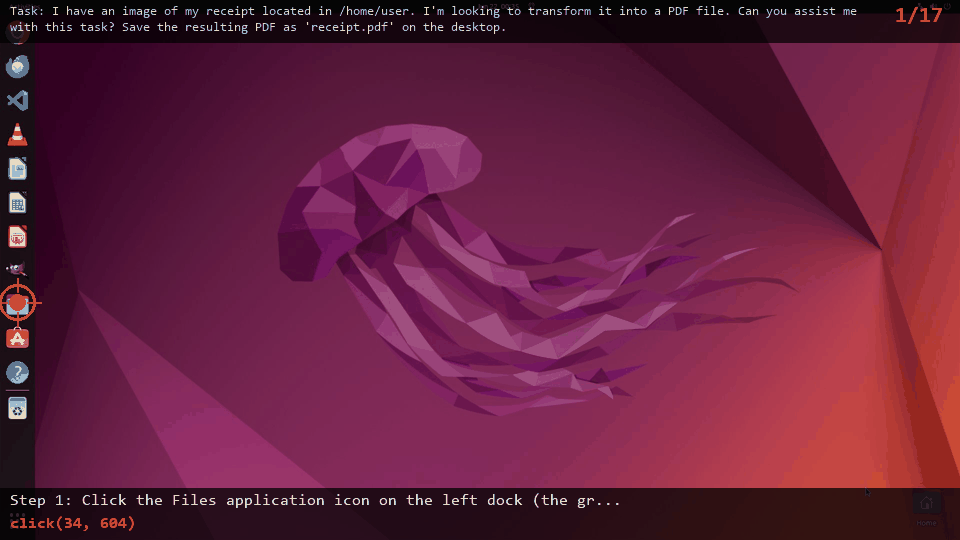 OSWorld Desktop Demo